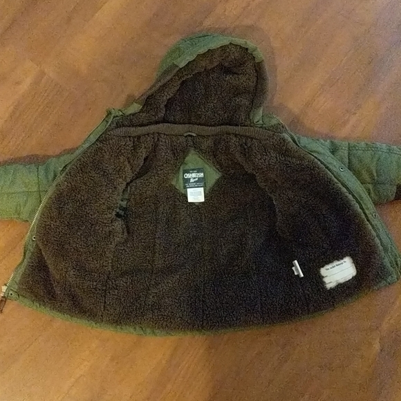 OshKosh B'gosh Boys Zippered Hooded Jacket - Picture 2 of 3